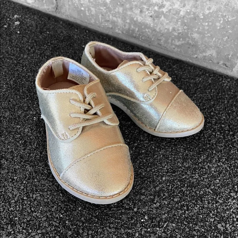 Gymboree gold oxfords